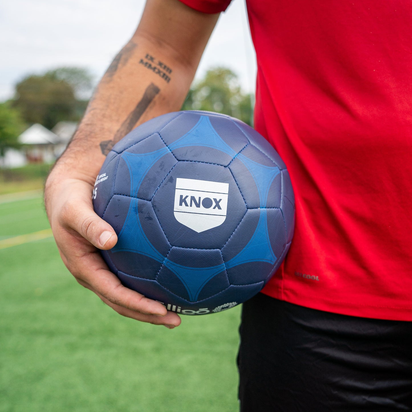 Blue Soccer Ball